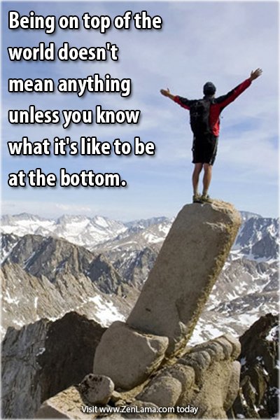 being on top of things meaning